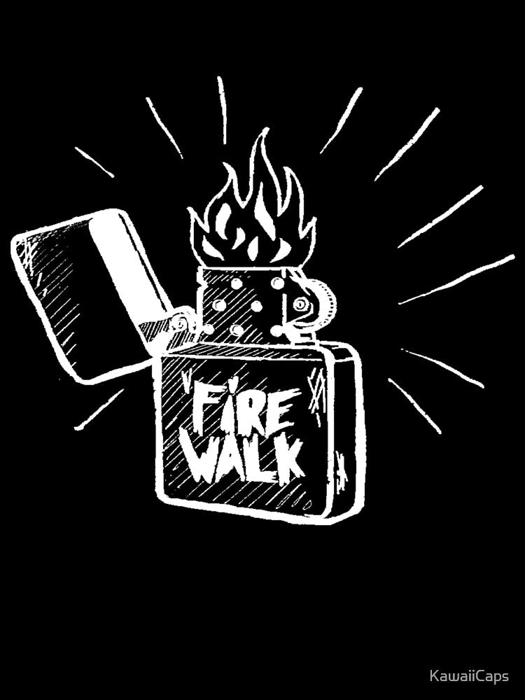 Fire Walk White Shirt
