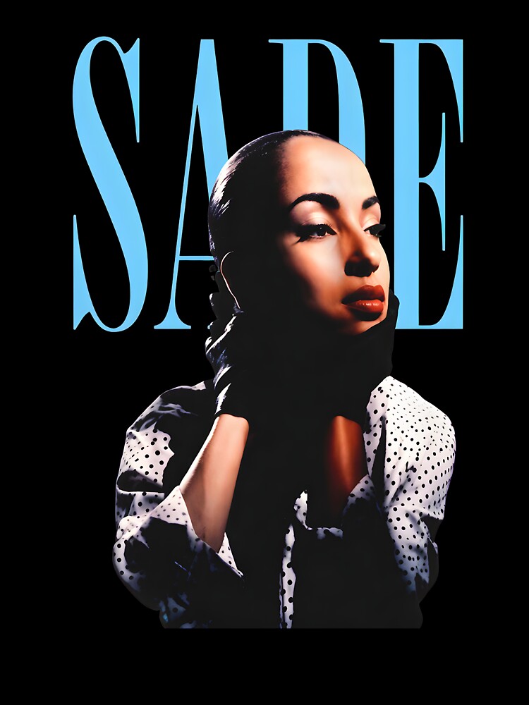 Sade Portrait Typography Shirt