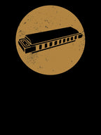 Vintage Harmonica Musical Instrument Shirt