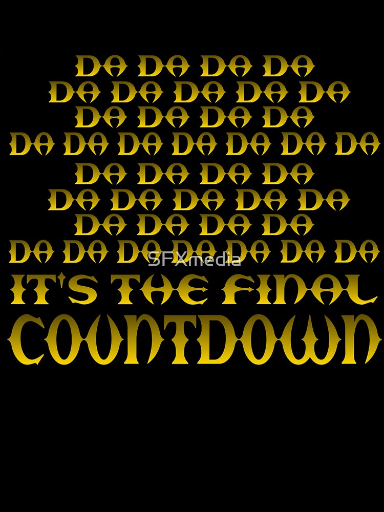 The Final Countdown Shirt