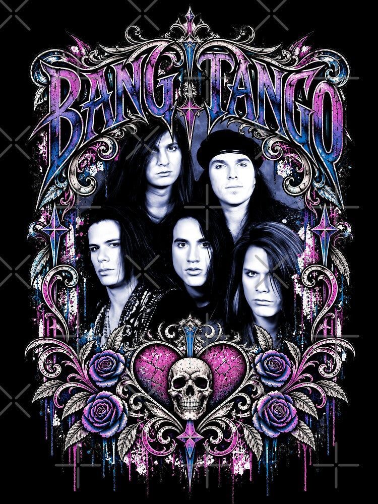 Bang Tango Vintage Glam Metal Rock Shirt