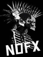 Skull Punk Rock Graphic Design With Edgy Attitude Shirt