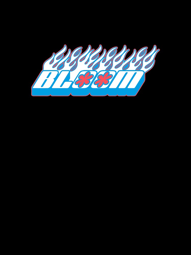 Bloom Flame Fire Design Star Y2K Hiphop Style For Jacket Shirt