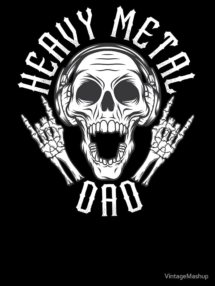 Heavy Metal Dad For Metalhead Dad Shirt