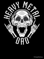 Heavy Metal Dad For Metalhead Dad Shirt