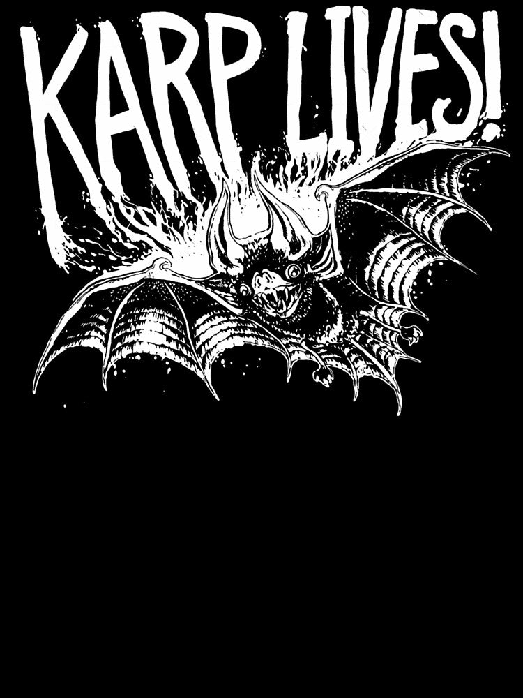 KARP Lives Flying Bat Punk Artwork Shirt