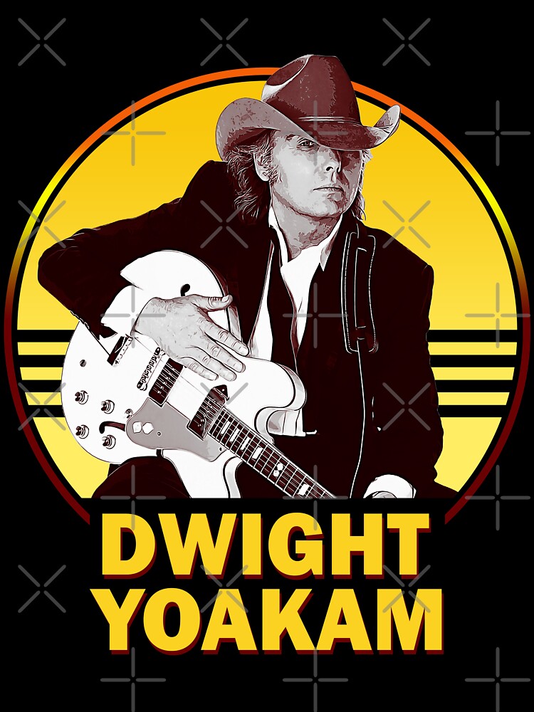 Graphic Dwight Yoakam Vintage 80s Style Shirt