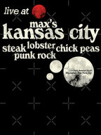 Vintage Max's Kansas City Menu Defunct New York City 70s Nightclub Shirt