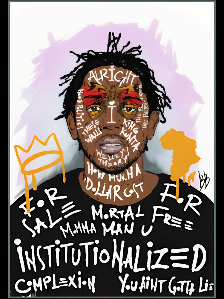 Abstract Kendrick Lamar King Shirt