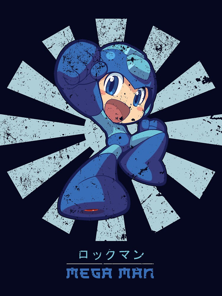 Mega Man Retro Japanese Shirt