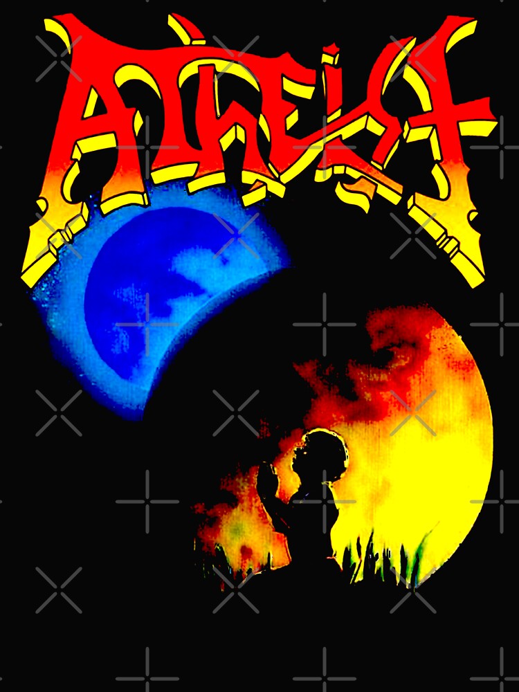 Red Yellow Typography Progressive Metal Band Shirt