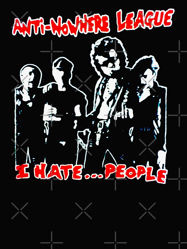 Red Typography Hardcore Punk Band Music Shirt