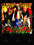 Typography Glam Metal Band Music Shirt
