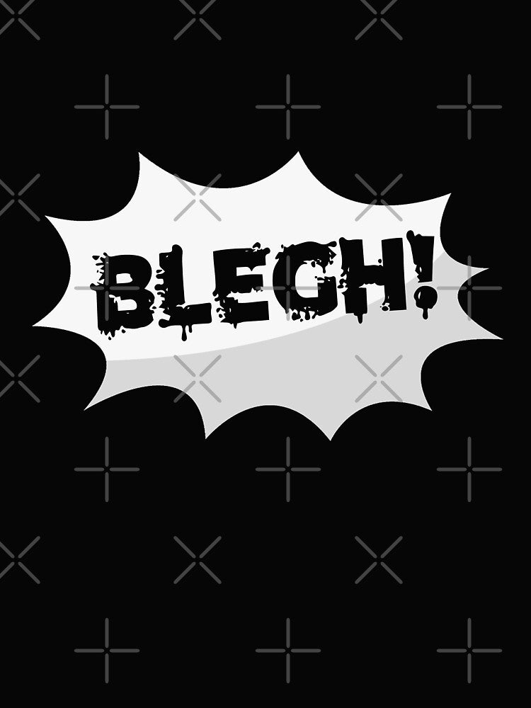 Blegh Cartoon Metalcore Fan Funny Metal Humor Shirt