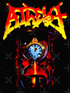 Thrash Metal Red Yellow Time Silhouette Shirt