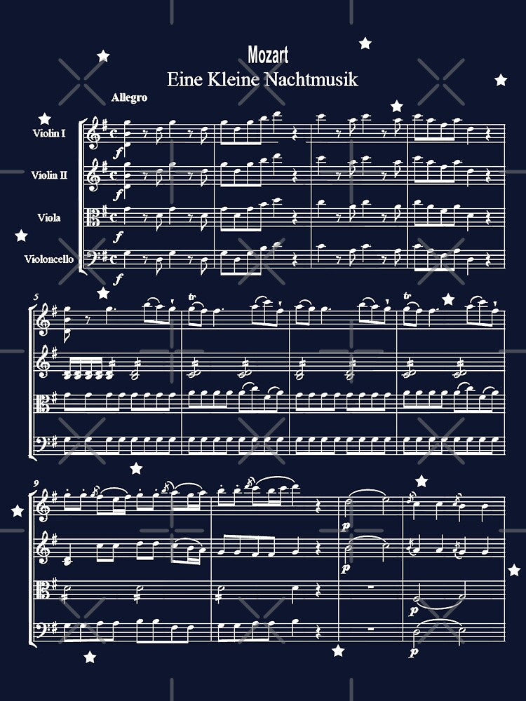 Eine Kleine Nachtmusik Music Shirt
