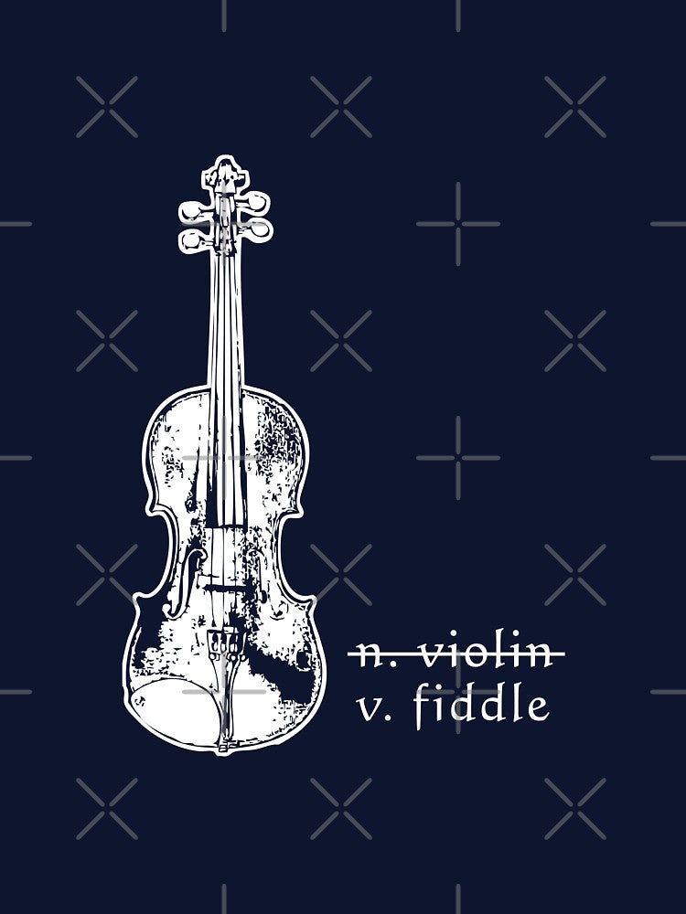 Fiddle Not Violin Bluegrass Country Music Shirt