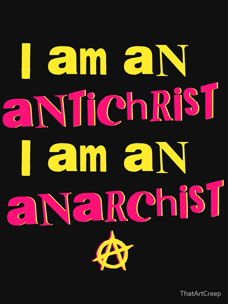 Sex Pistols - Anarchist Antichrist Punk Rock Music Shirt