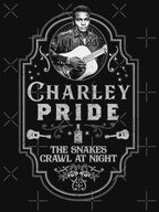 Charley Pride The Snakes Crawl At Night Tribute Shirt