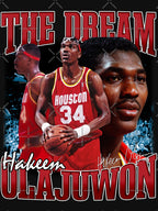 Hakeem Olajuwon The Dream Basketball Legend Signature Vintage Retro Shirt