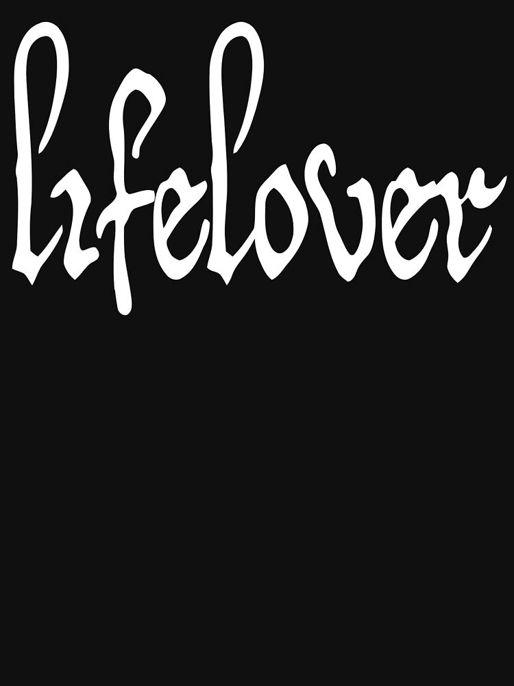 Lifelover White Solid Logo Shirt