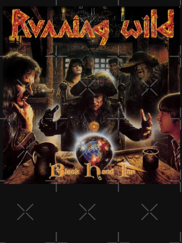 Running Wild - Black Hand Inn Album 1994 Shirt