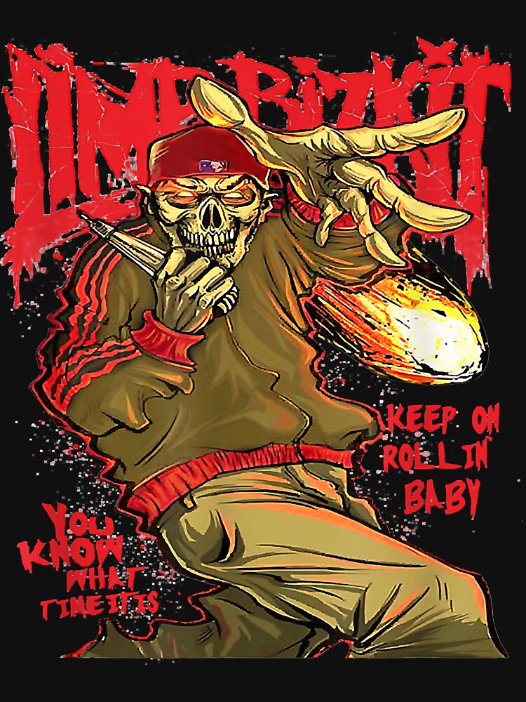 Vintage Limps Art Bizkits Skull Retro Shirt