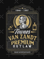 Townes Van Zandt Outlaw Shirt