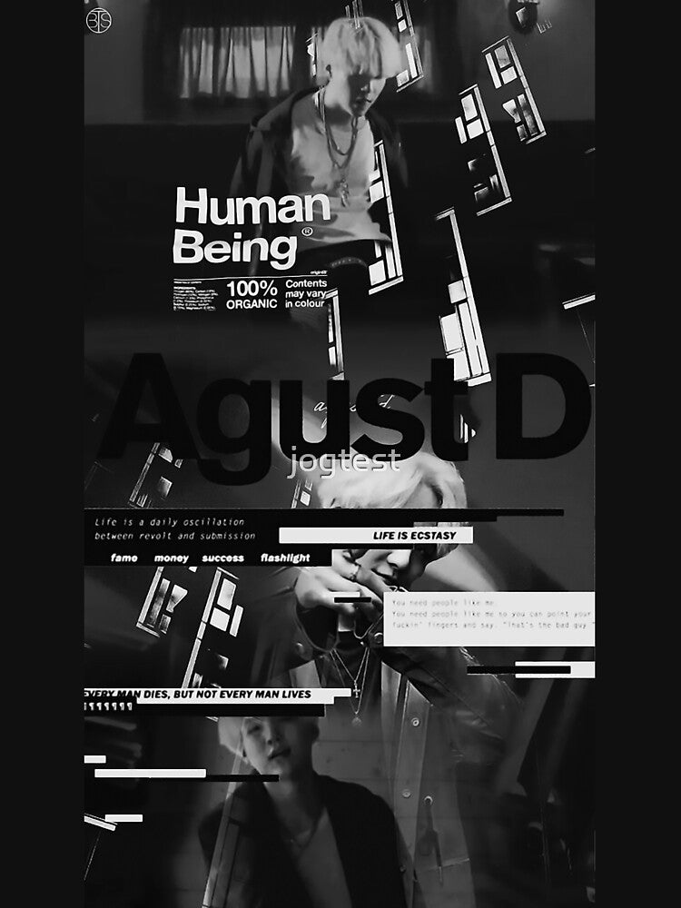 Agust D Black Shirt