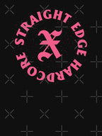 Straight Edge Badge Pink Textured Shirt