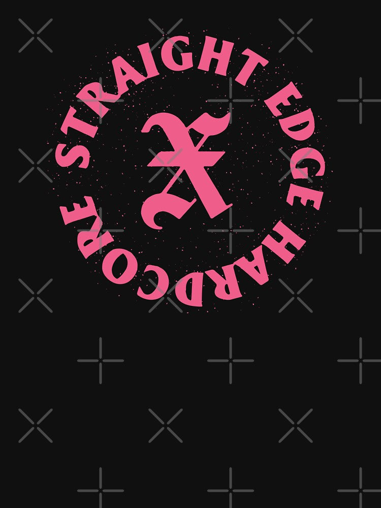 Straight Edge Badge Pink Textured Shirt