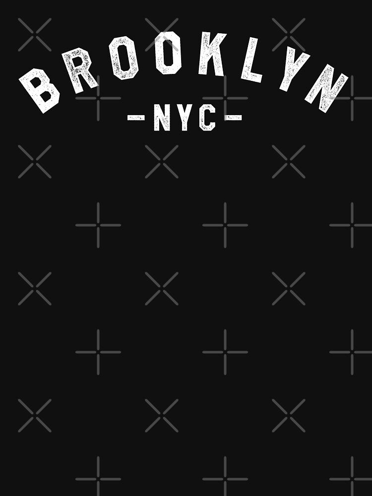 BROOKLYN NYC STAMPED LETTERING BY SUBGIRL Shirt