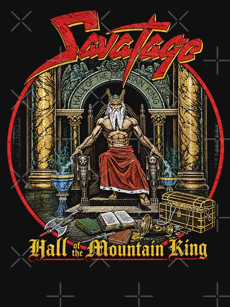 Heavy Metal Legend Savatage Hall Of The Mountain King Shirt