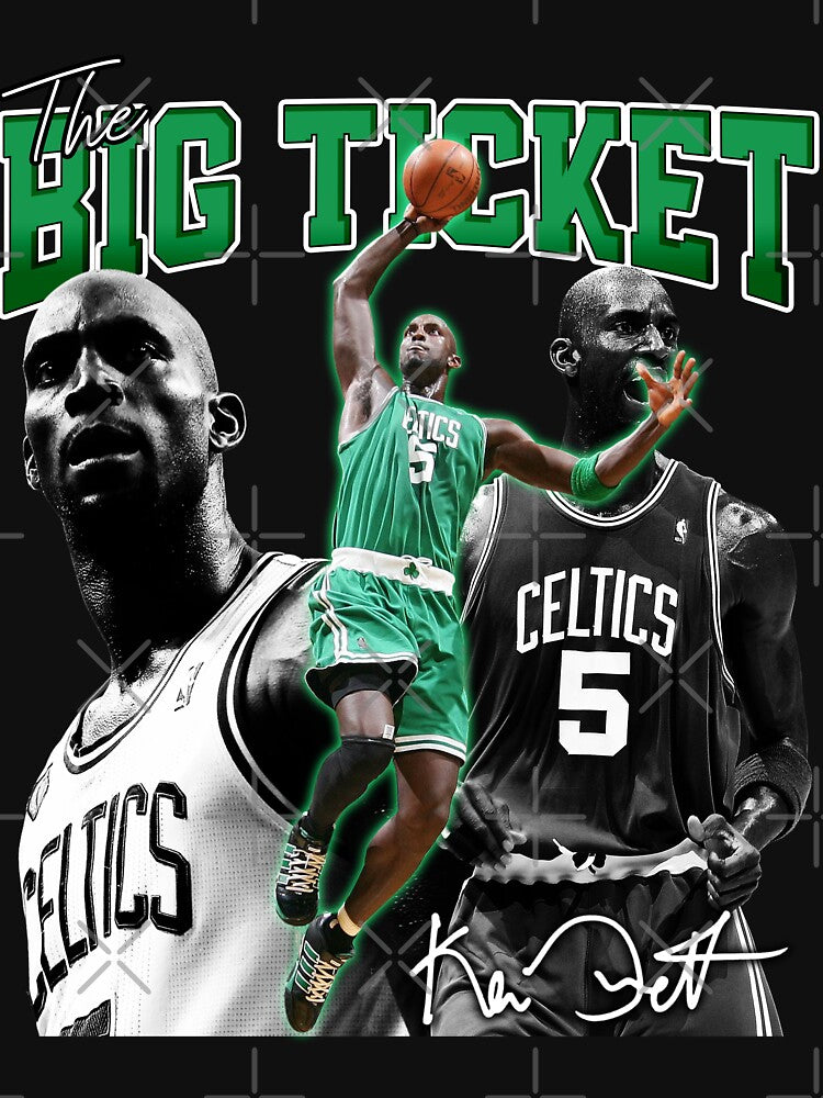 Kevin Garnett The Big Ticket Boston Basketball Legend Signature Shirt