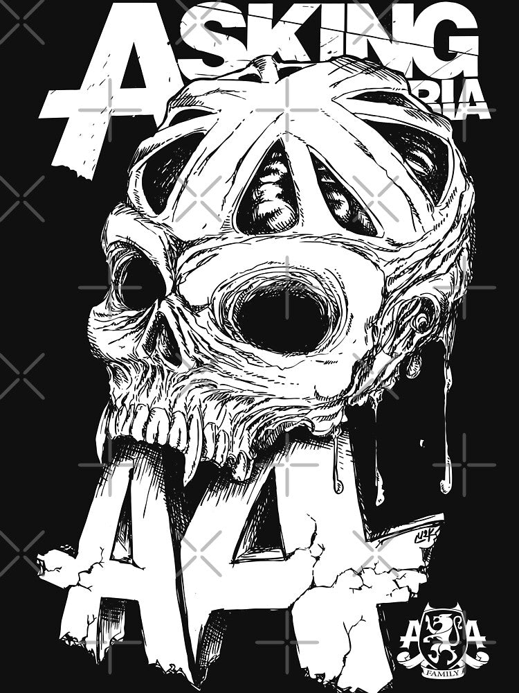 Asking Alexandria England Skull And Shirt