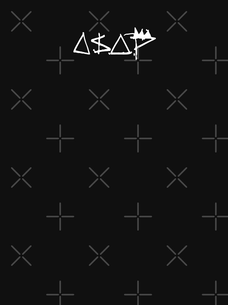 A AP Rocky Text Logo Shirt