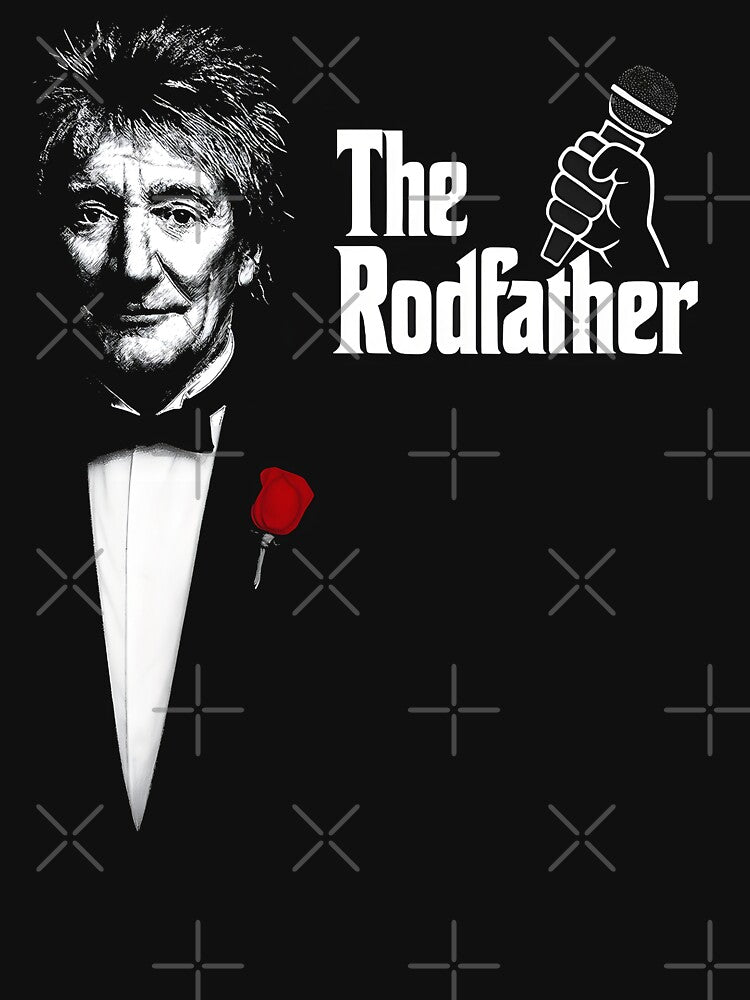 The Rodfather Rod Stewart Godfather Parody Design Shirt