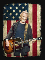 Vintage American Flag Kris Tofferson Legend Shirt