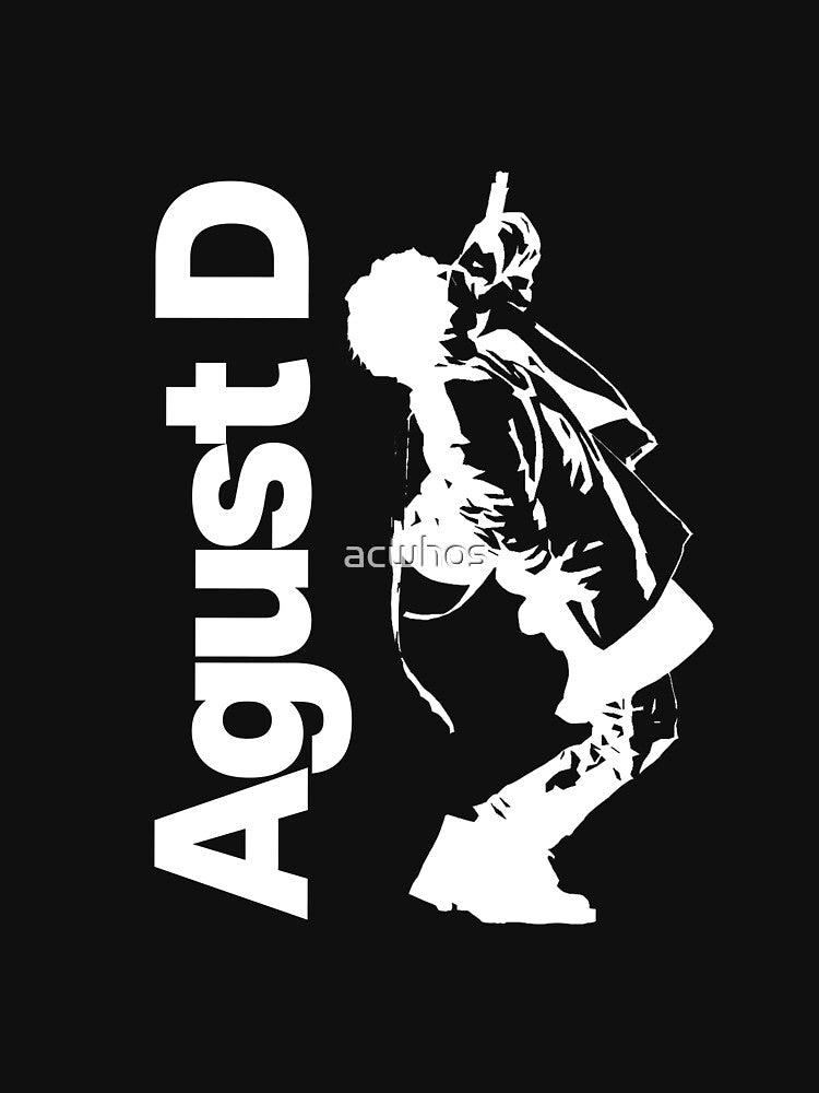 AGUST D - White Ink Shirt