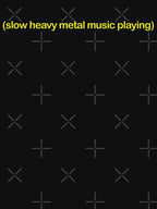 Slow Heavy Metal Music Plays Subtitles Shirt