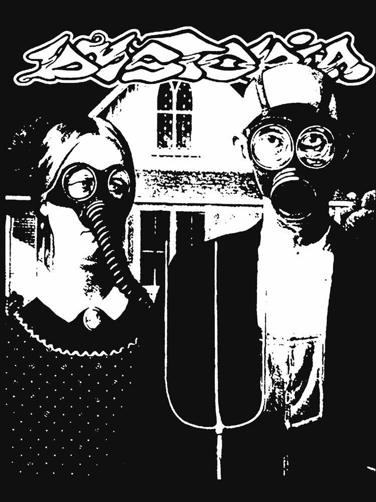 Dystopia Crust Punk Band - American Gothic Vintage Heavy Metal Punk Shirt