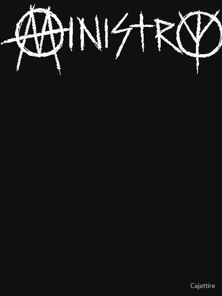 Industrial Metal Band Logo Typography Shirt