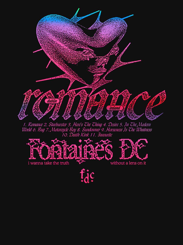Romance Tracklist Black Shirt
