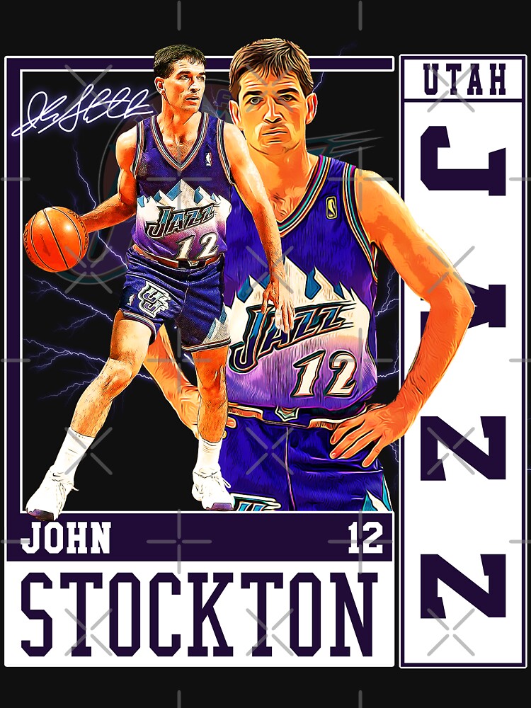 John Stockton Legend Basketball Signature Vintage Retro 80s 90s Shirt
