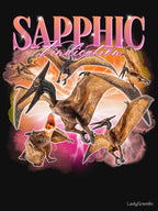 Sapphic Vindication Pterodactyl Vintage Bootleg Rap Shirt
