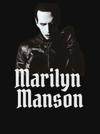Marilyn Manson Inspired Creeping Shadow Portrait Shirt