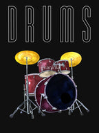 Drums Drums Drums Rockin' N Rollin' Kicking A To The Beat Of Heavy Shirt