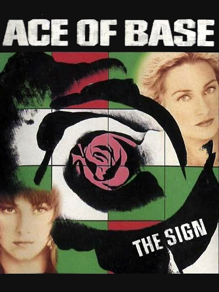 Blackwhitereddesign Pop Rock Heavy Metal Country Band Ace Of Base Shirt