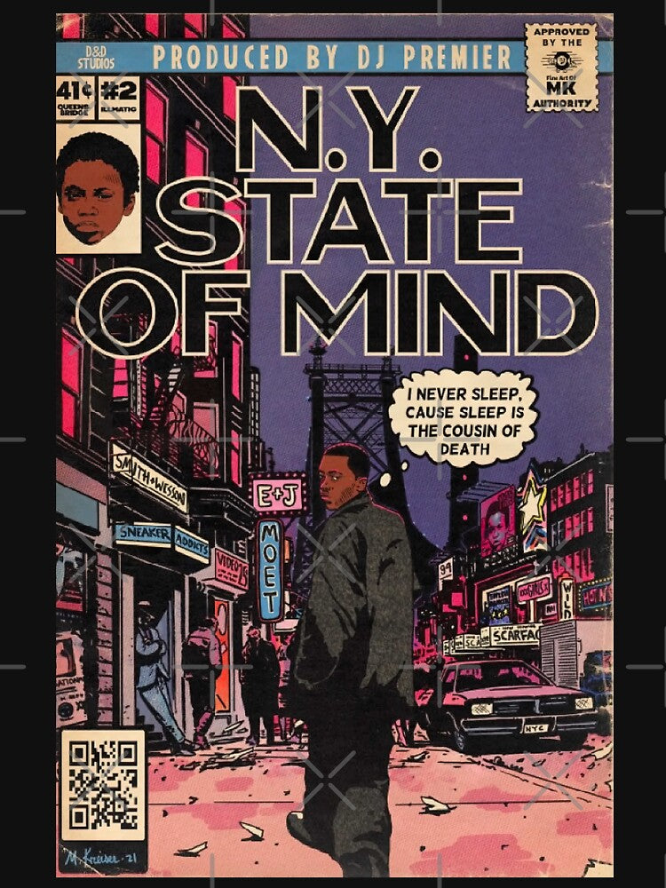 Illmatic Album N Y State Of Mind - N Y State Of Mind Album Illmatic Shirt