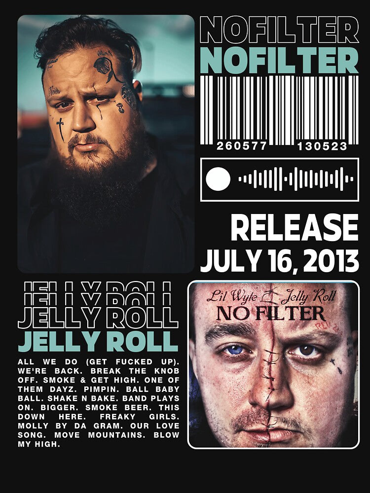Jelly Roll Whitsitt Chapel No Filter Shirt